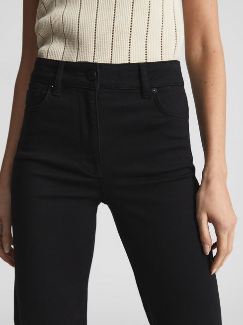 Beau High Rise Skinny Flared Jeans