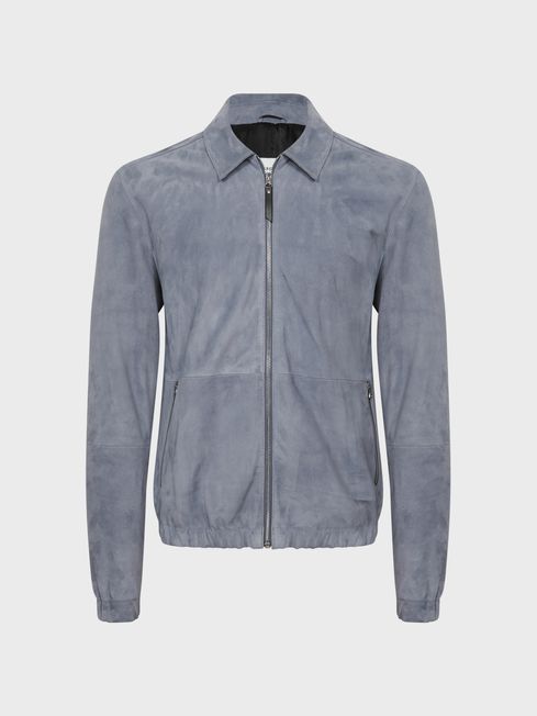 Mercury Zip Through Suede Jacket