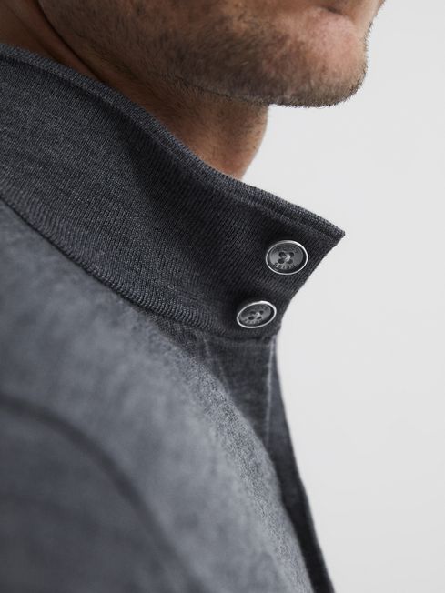Harlow Merino Button Through Jumper