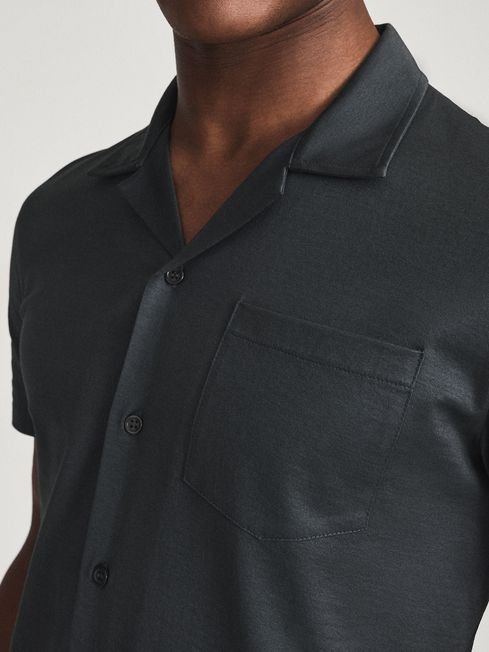 Caspa Mercerised Cotton Jersey Shirt