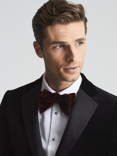 Hike Velvet Bow Tie