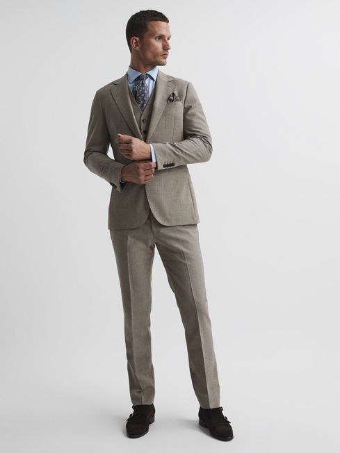 Rope Single Breasted Textured Blazer