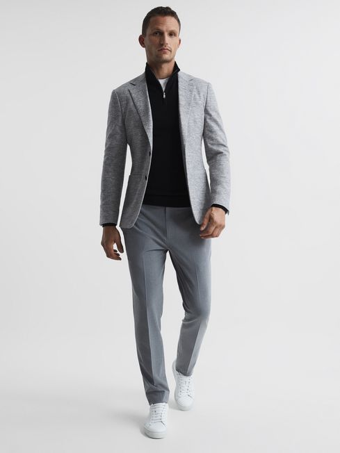 Blackhall Merino Wool Zip Neck Jumper