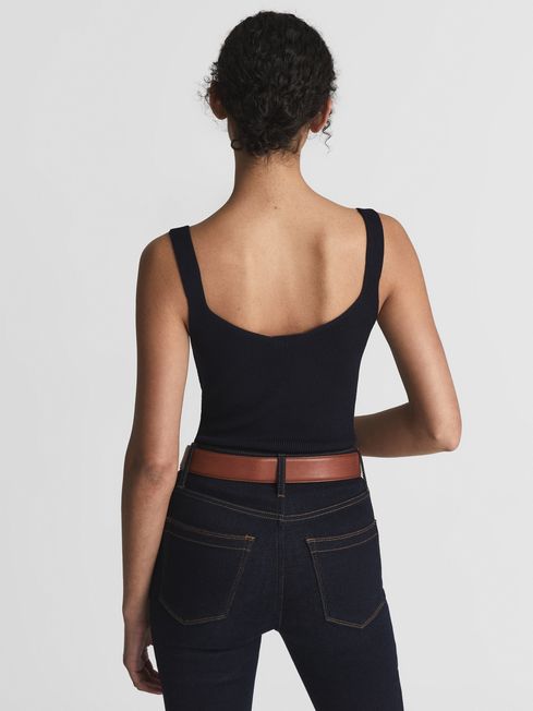 Daisy Sweetheart Neck Top