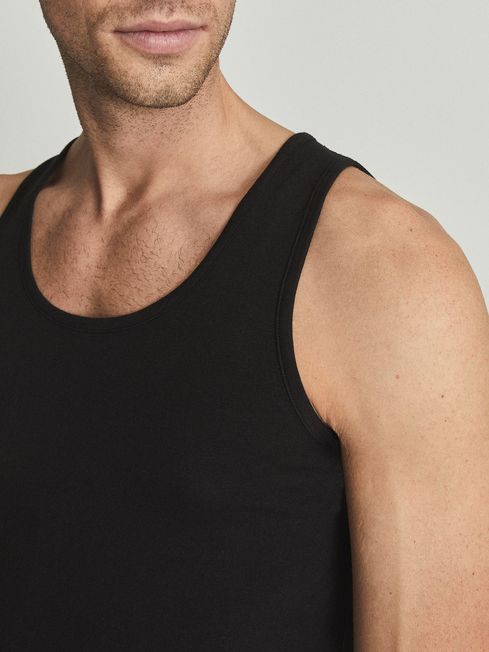 Vinnie Stretch Organic Cotton Nightwear Vest