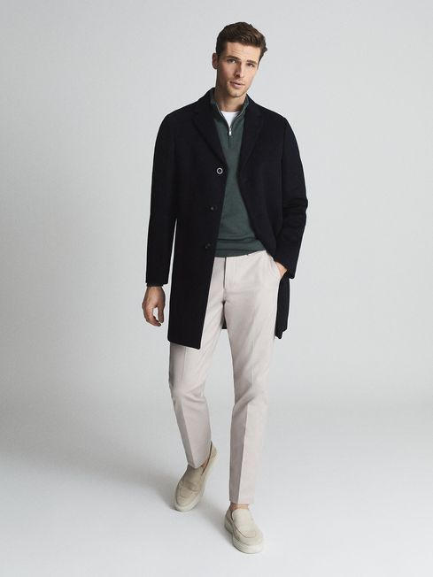Blackhall Merino Wool Zip Neck Jumper