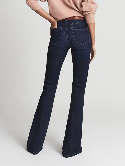 Beau High Rise Skinny Flared Jeans