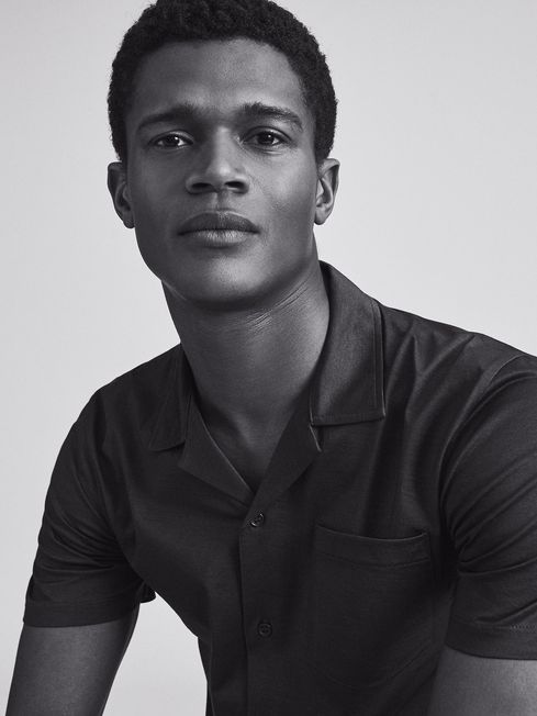 Caspa Mercerised Cotton Jersey Shirt