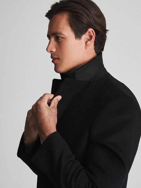 Gable Wool-blend Epsom OverCoat