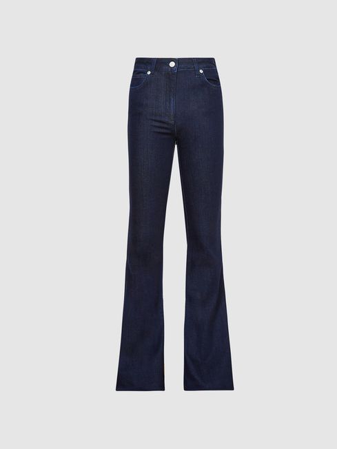 Beau High Rise Skinny Flared Jeans