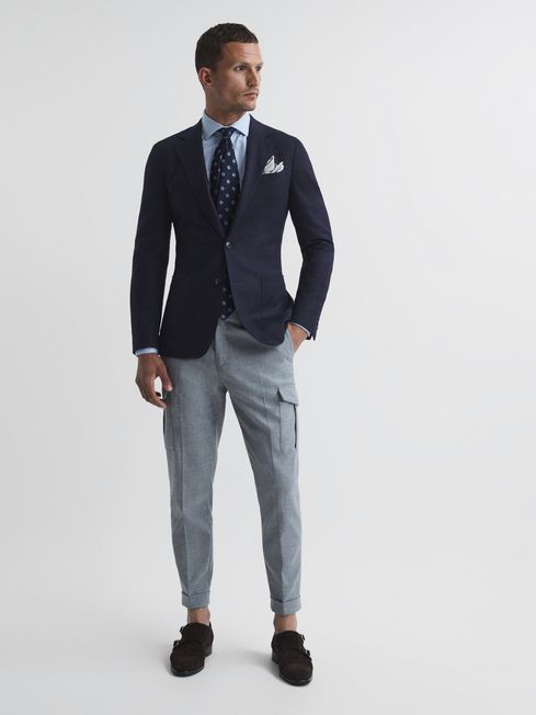 Lucker Single Breasted Brushed Blazer