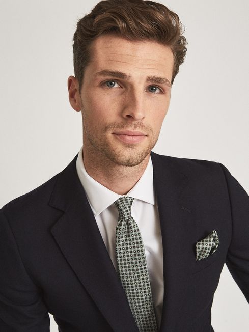 Bampton Silk Pocket Square