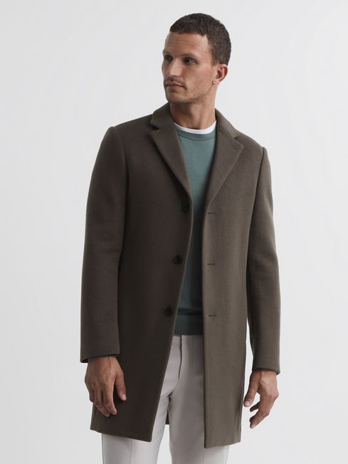 Gable Wool-blend Epsom OverCoat
