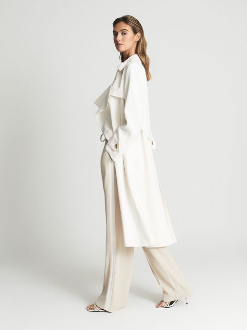 Victoria Fluid Trench Coat