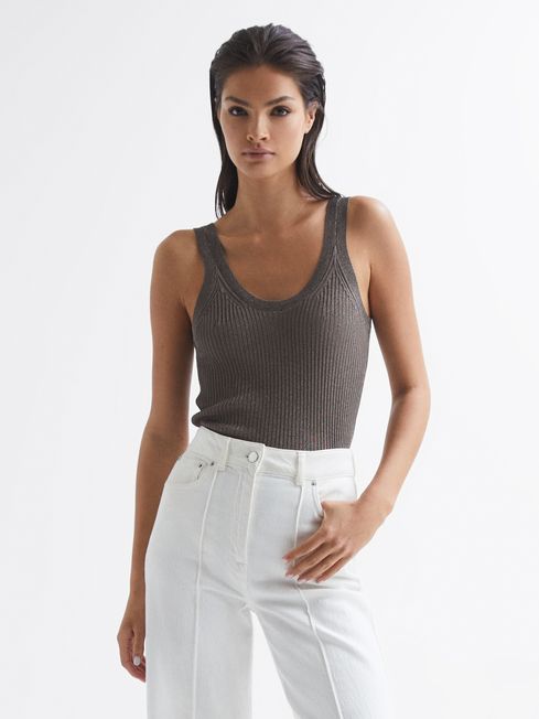 Imogen Metallic Vest Top