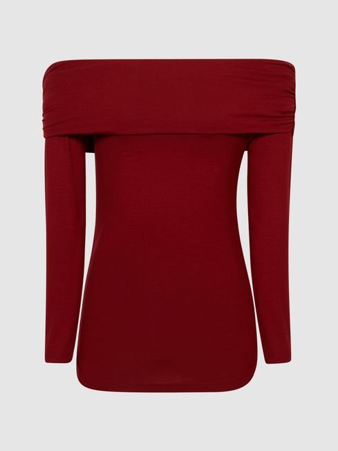 Hudson Off-Shoulder Long Sleeve Top
