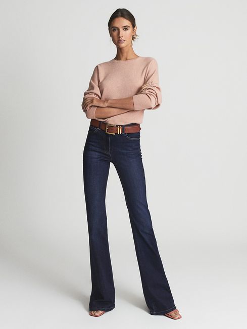 Beau High Rise Skinny Flared Jeans