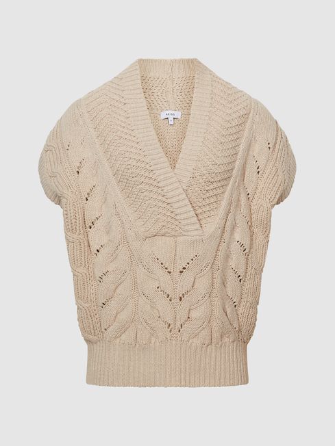 Clodah Sleeveless Cable Knit Cami