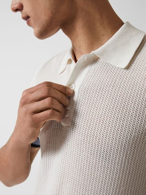 Quinn - Che Half Button Contrast-Sleeve Polo T-Shirt