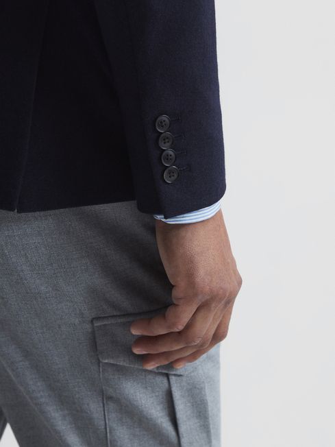 Lucker Single Breasted Brushed Blazer
