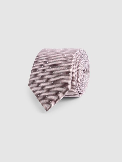 Liam Silk Polka Dot Tie