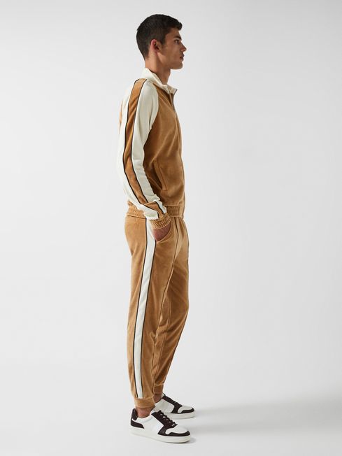 Corso - Che Tapered Velour Drawstring Joggers