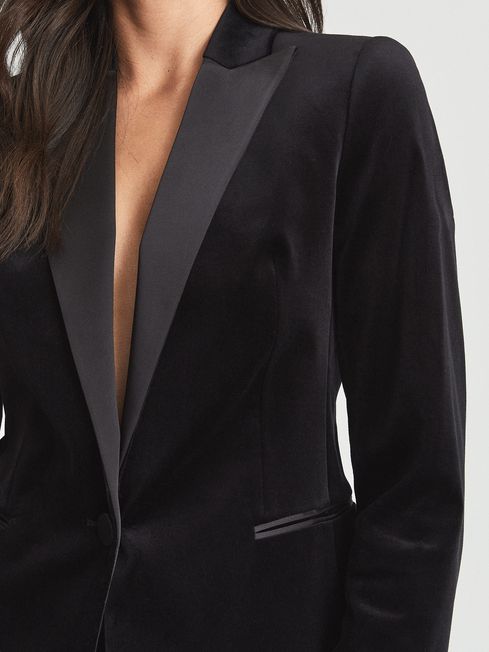 Opal Velvet Blazer