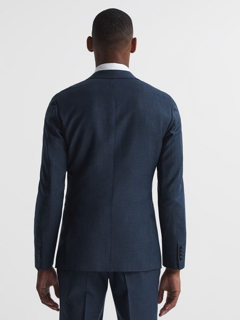 Ease Single Breasted Sharkskin Blazer