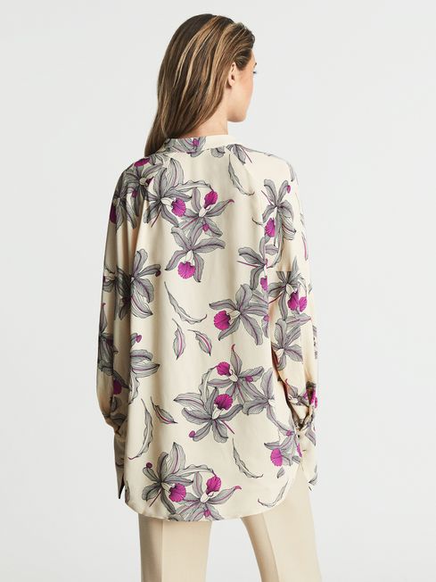 Tilly Orchid Print Blouse