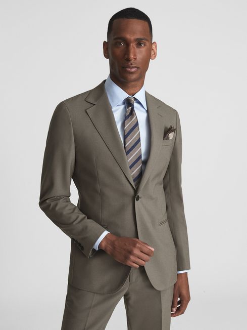 Fine Single Breasted Wool Blazer