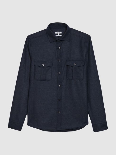 Chase Brushed Twin Pocket OverShirt