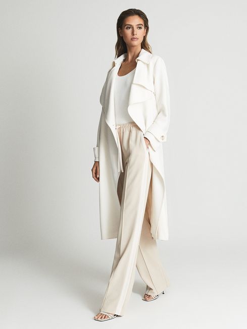 Victoria Fluid Trench Coat