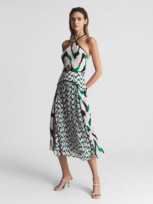 Alex Cut-Out Midi Dress