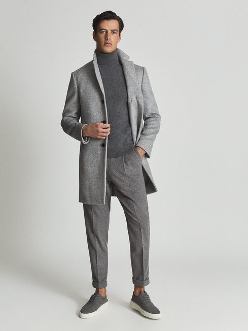 Gable Wool-blend Epsom OverCoat