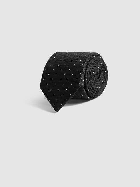 Liam Silk Polka Dot Tie