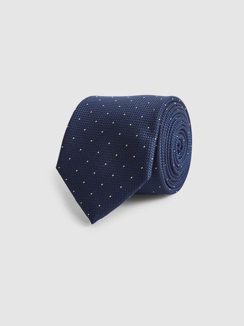 Liam Silk Polka Dot Tie