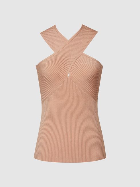 Lily Halter V-Neck Top