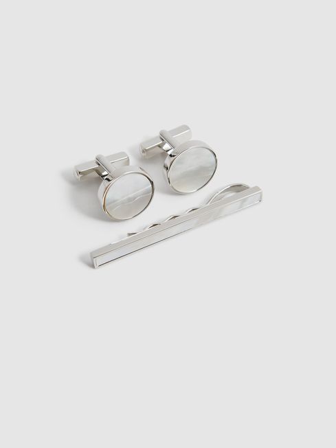 Ardley Cufflink And Tie Bar Set