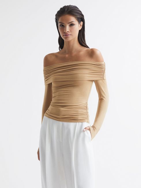 Hudson Off-Shoulder Long Sleeve Top