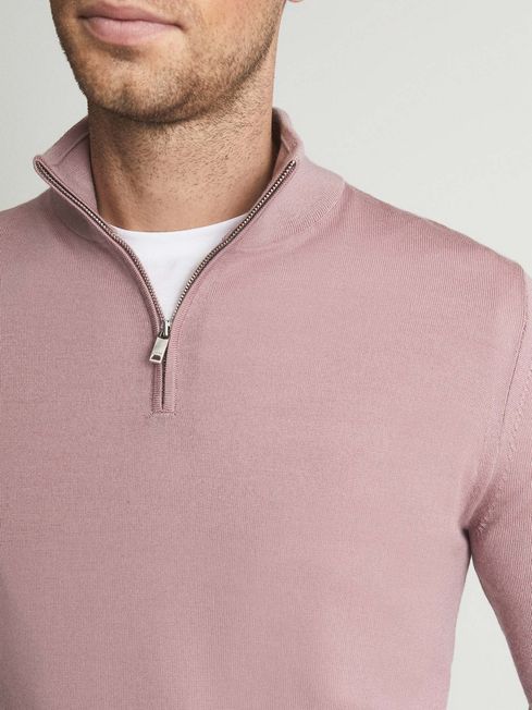 Blackhall Merino Wool Zip Neck Jumper