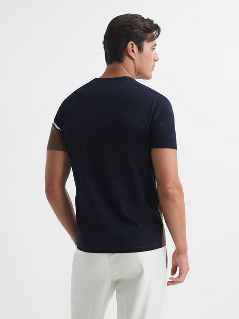 Piet Mercerised Colourblock T-Shirt