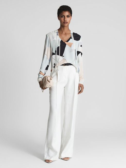 Rosie Abstract Print Blouse