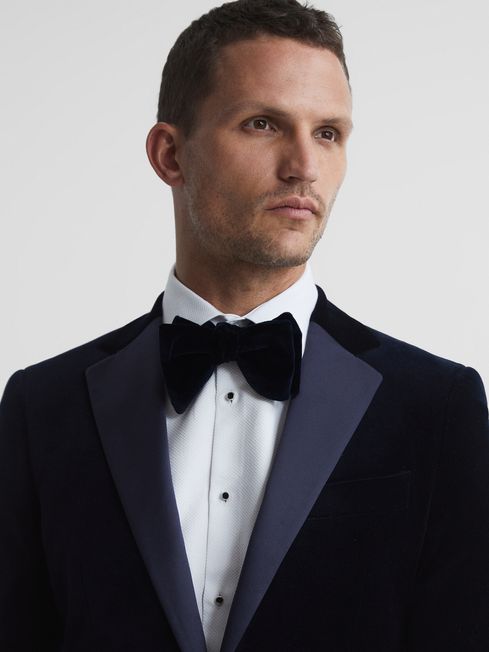 Ace Single Breasted Velvet Blazer