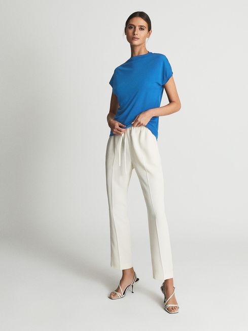 Poppy High Neck Jersey Top