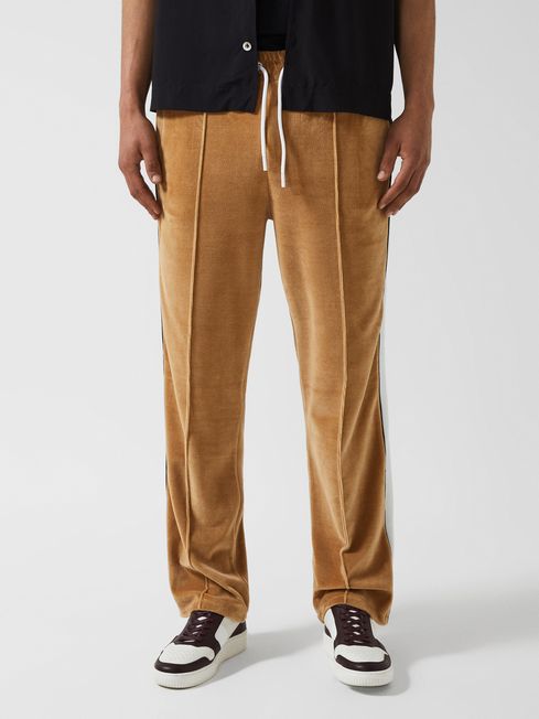 Ernest - Che Velour Contrast Panel Joggers