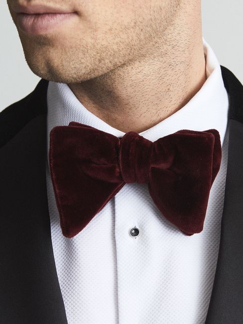Hike Velvet Bow Tie