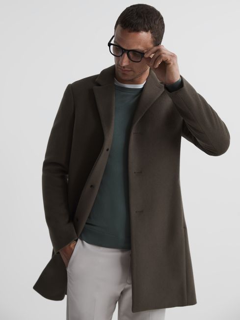 Gable Wool-blend Epsom OverCoat