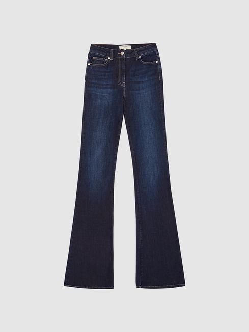 Beau High Rise Skinny Flared Jeans