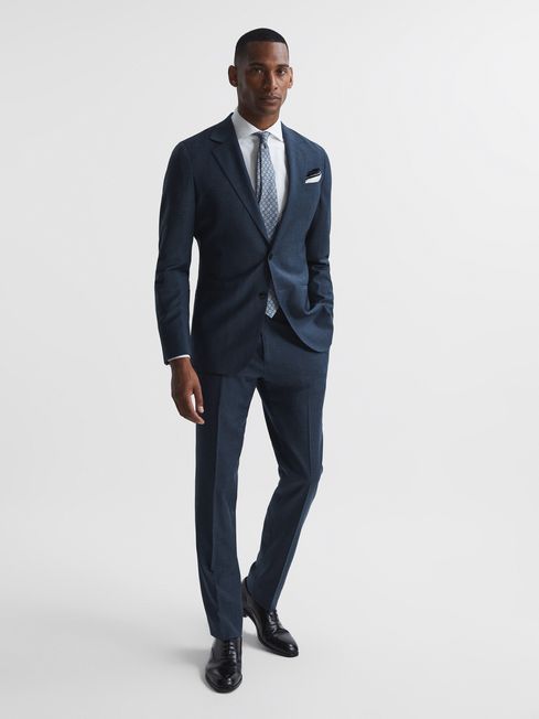 Ease Single Breasted Sharkskin Blazer