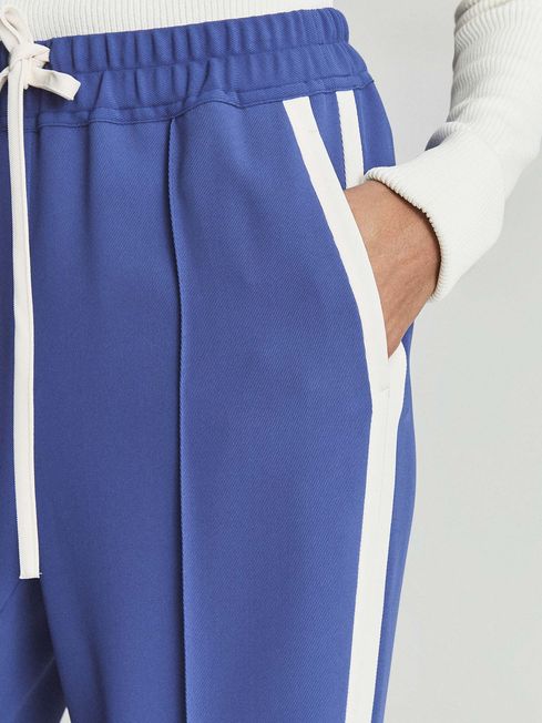 Frazer Wide Leg Side Stripe Trousers